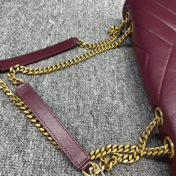 100% Authentic Yves Saint Laurent Medium leather Shoulder Bag - Picture 11 of 14